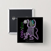 Oddzillaの奇妙な尾 缶バッジ (正面&裏面)