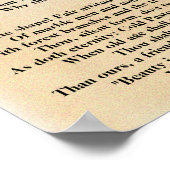 Ode on a Grecian Urn ポスター (角)