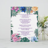 Ode to a Memory Writingsパーソナライズされた紙 (スタンド正面)