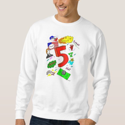 Ode to Five Mens Sweatshirt スウェットシャツ (正面)