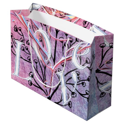 Ode to Love抱き枕by Poet Adiela Akoo ラージペーパーバッグ (裏面アングル)