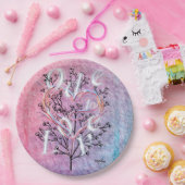 Ode to Love紙プレートby Poet Adiela Akoo ペーパープレート (パーティー)