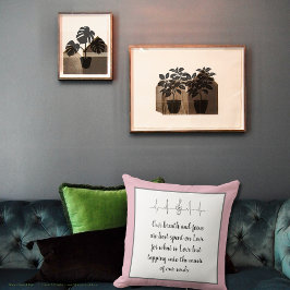 Ode to Love装飾用クッションby Poet Adiela Akoo クッション