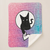 Ode to Love Catシェルパブランケット – Adiela Akoo シェルパブランケット (正面)