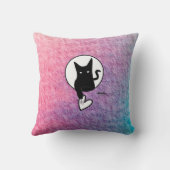 Ode to Love Cat装飾用クッションby Adiela Akoo クッション (裏面)