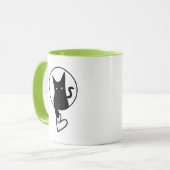 Ode to love Cat Mug by Adiela Akoo マグカップ (正面左)
