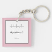 Ode to love Keychain by Poet Adiela Akoo キーホルダー (裏面)