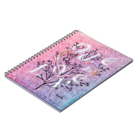 Ode to Love Spiral Notebook ノートブック (左側)