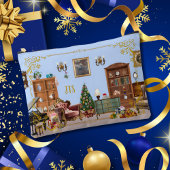 Ode to Nutcracker Ballet Blue Large Accessory Bag アクセサリーポーチ