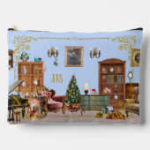 Ode to Nutcracker Ballet Blue Large Accessory Bag アクセサリーポーチ (正面)