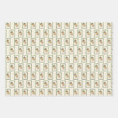 Ode to The Nutcracker Ballet Blue ラッピングペーパーシート (正面2)