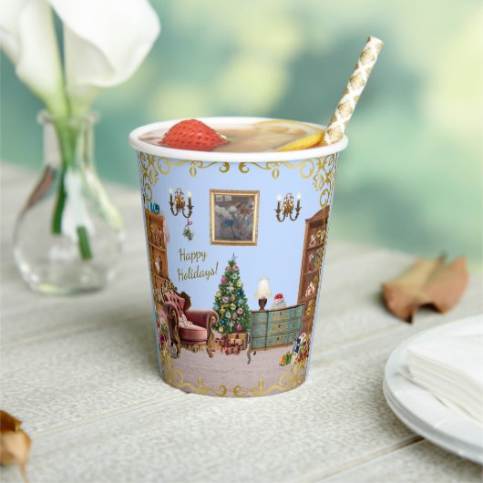 Ode to The Nutcracker Ballet Blue 紙コップ (インサイチュ)