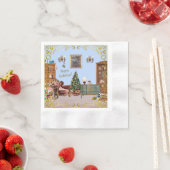 Ode to The Nutcracker Ballet Blue 縁ありカクテルナプキン (インサイチュ)