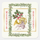 Ode to The Nutcracker Ballet Garland スクエアシール (正面)