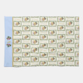 Ode to The Nutcracker Ballet Garland Blue Accent キッチンタオル (横)