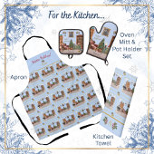 Ode to The Nutcracker Blue Scene Blue Accent エプロン