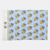 Ode to The Nutcracker French Horn Blue キッチンタオル (横)