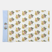 Ode to The Nutcracker French Horn Blue Accent キッチンタオル (横)