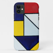 Ode tot the Stijl Piet Mondriaan Case-Mate iPhoneケース (裏面)