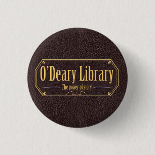 O'Dearyの図書館ボタン 缶バッジ