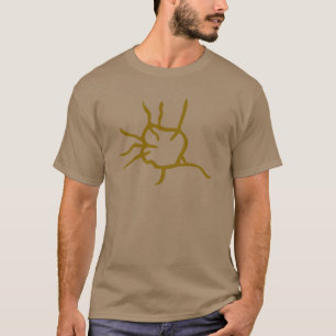 Odegraの茶色のティー Tシャツ