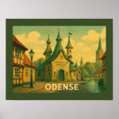 Odense Denmark Literary ポスター (正面)