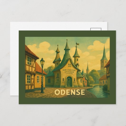 Odense Denmark Literary ポストカード (正面/裏面)