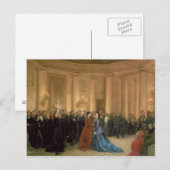 Odeonの劇場、パリ1869年(キャンバスの油) ポストカード (正面/裏面)