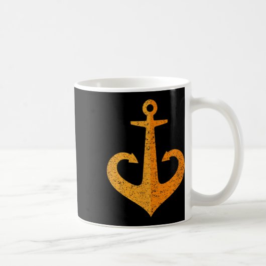 Odesa Odessa Anchor Emblem Symbol Ukraine Ukr  コーヒーマグカップ (右)