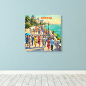 Odessa Ukraine Seaside Promenade Canvas Art キャンバスプリント (インサイチュ (ウッドフロア))