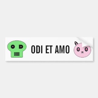 ODIとAMO バンパーステッカー