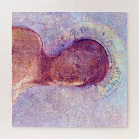 Odilon Redon, closed eyes 1889 ジグソーパズル (横)