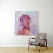 Odilon Redon, closed eyes 1889 タペストリー (インサイチュ)