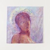 Odilon Redon, closed eyes 1889 タペストリー (正面)
