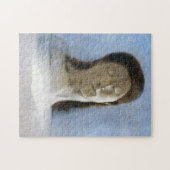 Odilon Redon, closed eyes 1890  ジグソーパズル (横)