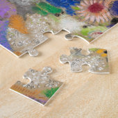 Odilon Redon's abstract flower background. ジグソーパズル (側面)