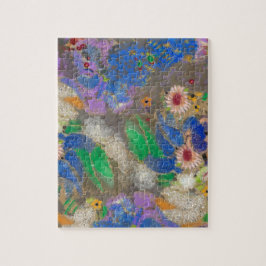 Odilon Redon's abstract flower background. ジグソーパズル