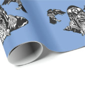 Odinおよびワタリガラスの包装紙 ラッピングペーパー (ロールコーナー)