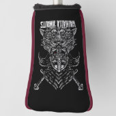 Odinのワタリガラスのバイキングの神話ヴァルハラは待ちます ゴルフヘッドカバー (回転90)