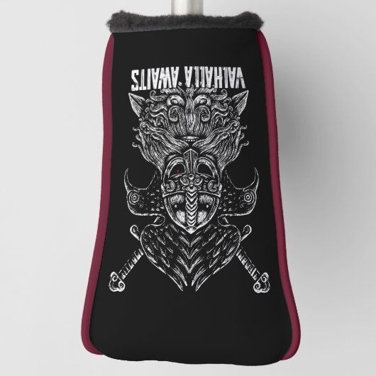 Odinのワタリガラスのバイキングの神話ヴァルハラは待ちます ゴルフヘッドカバー (回転90)