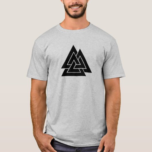 Odinの印、Valknut Tシャツ (正面)