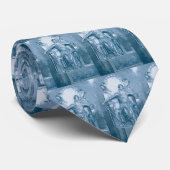 Odinの青いタイ ネクタイ (ロール)