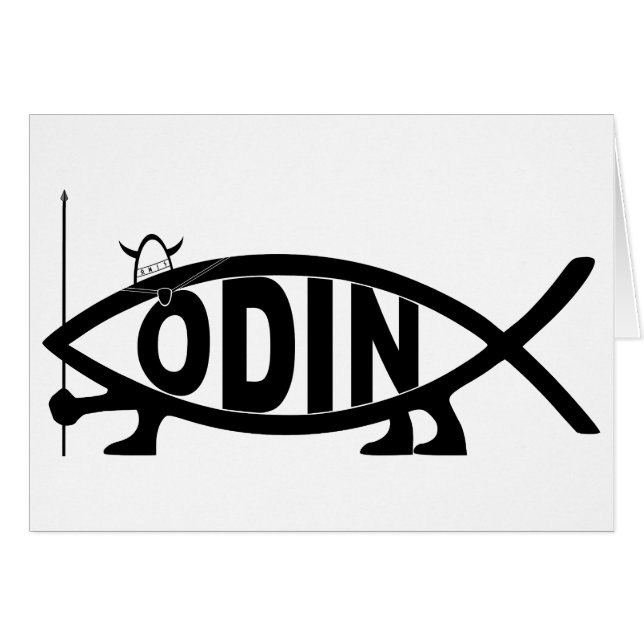 Odinの魚 (正面横)