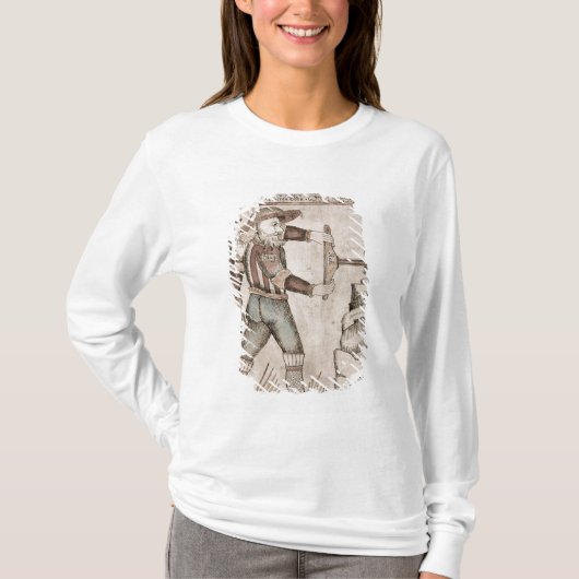 Odin著説得される巨人Baugi Tシャツ (正面)