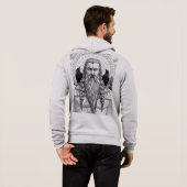 Odin Allfather Norse Mythology Sketch Art Hoodie パーカ (裏面フル)