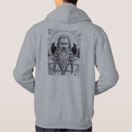 Odin Allfather Norse Mythology Sketch Art Hoodie パーカ