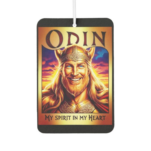 ODIN, MY SPIRIT IN MY HEART. カーエアーフレッシュナー (正面)