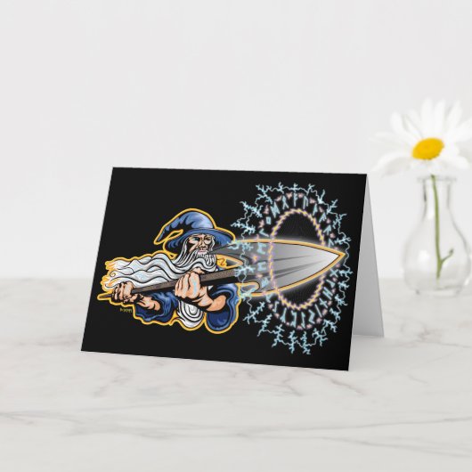 Odin - Runeblast - Greeting Card カード (小さな植物)