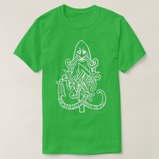 Odinx27s Runes Tシャツ (デザイン正面)