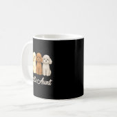 Odle Aunt Cute Dog Lover Gift Funny Women Puppy Ow コーヒーマグカップ (正面左)
